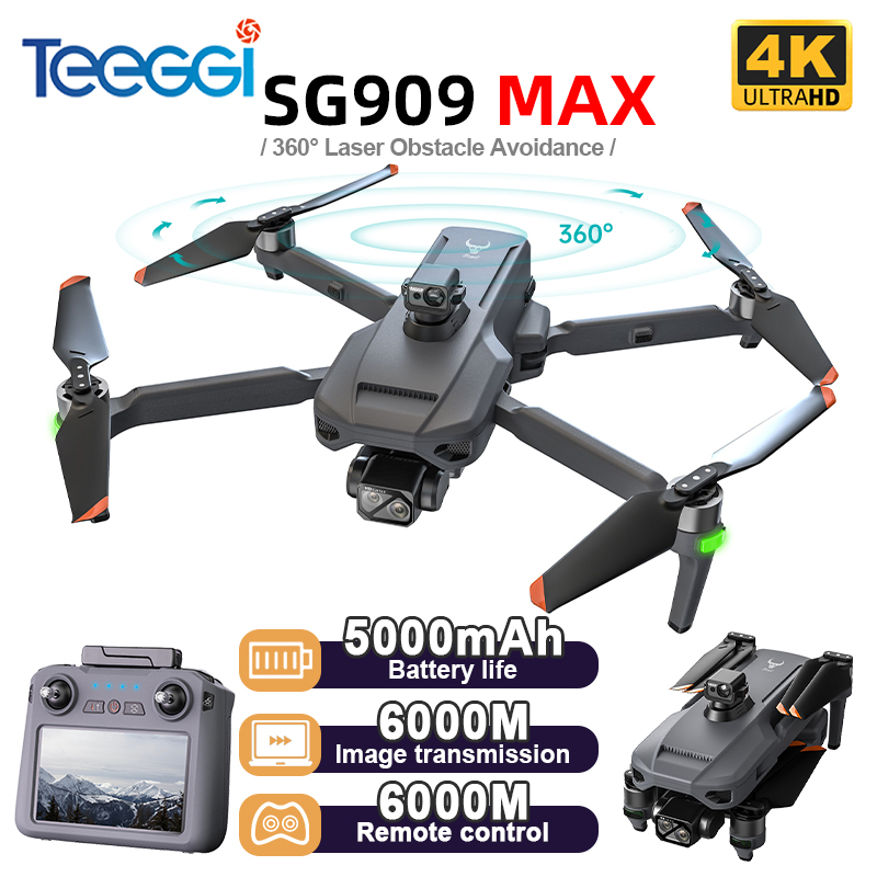 Drone Gimbal 3 Axis - Teeggi SG909 MAX GPS-Drohne mit 4K-Kamera,