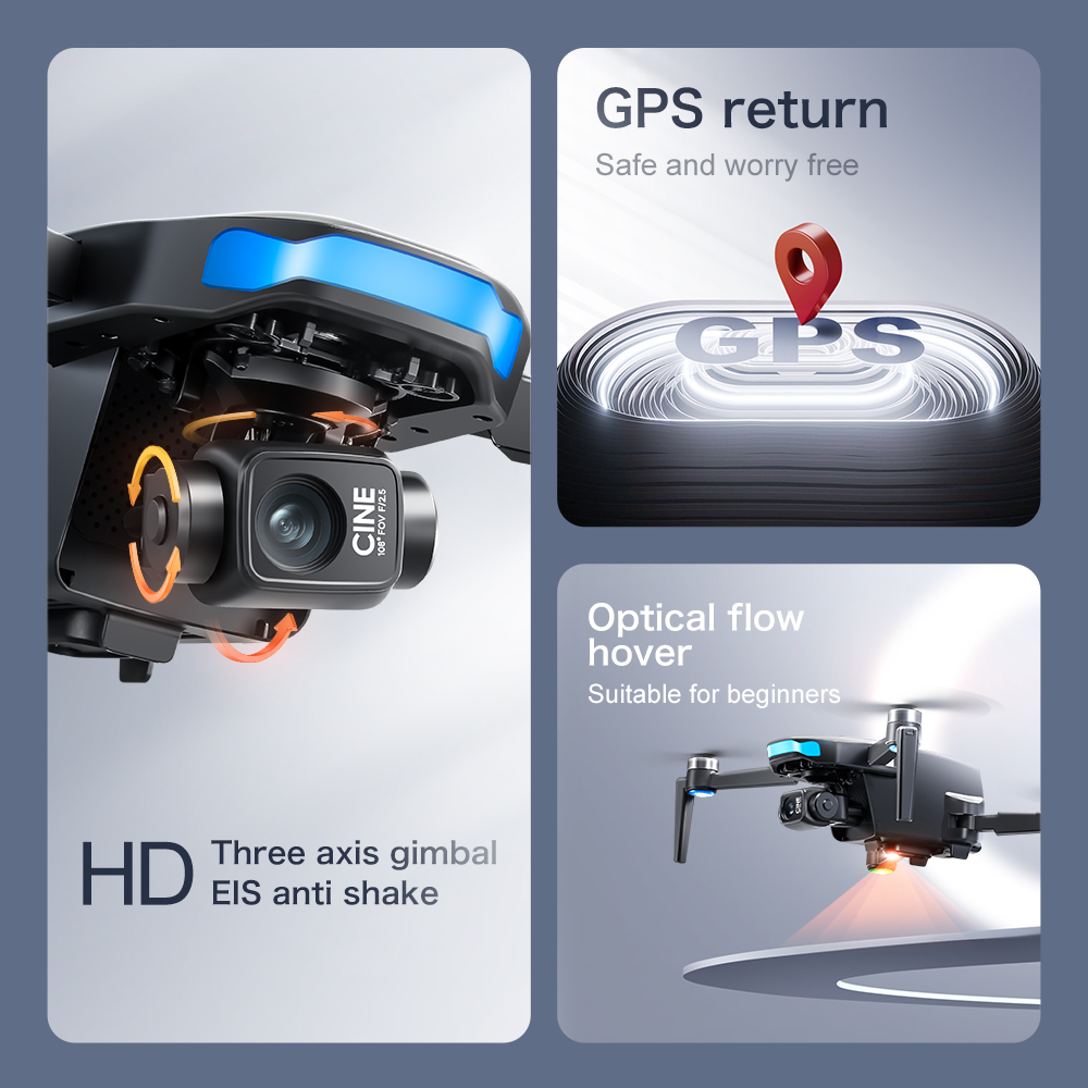 Original S-X1 GPS-Drohne mit 8 – Drone Gimbal 3 Axis Bewertung und Preis