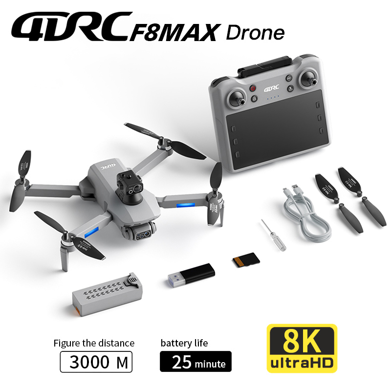 F8 MAX GPS-Drohne, professione – Drone Gimbal Brushless Bewertung und Preis