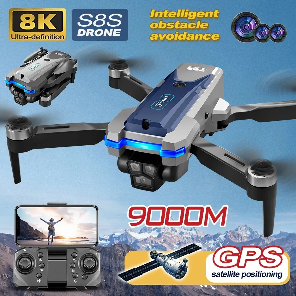 S8s gps drohne 5g wifi 8k hd d – Drone Gimbal Brushless Bewertung und Preis